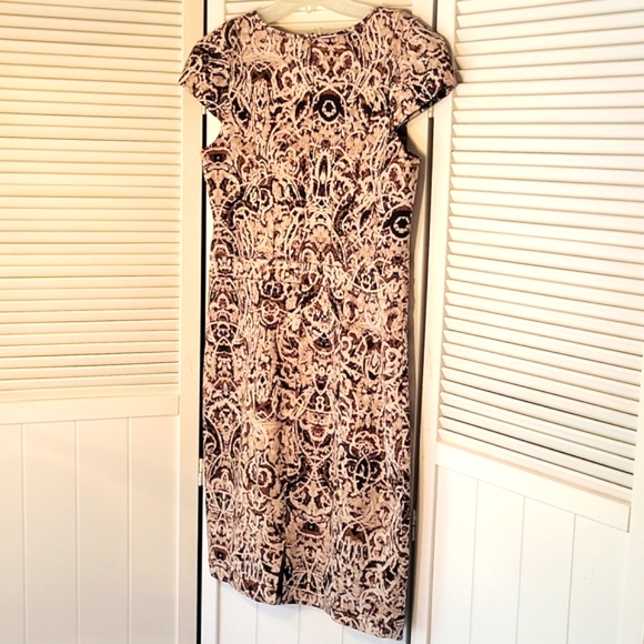 MARC NEW YORK ANDREW MARC SZ6 CAPP SLEEVE MULTICOLORED DRESS - Picture 5 of 8